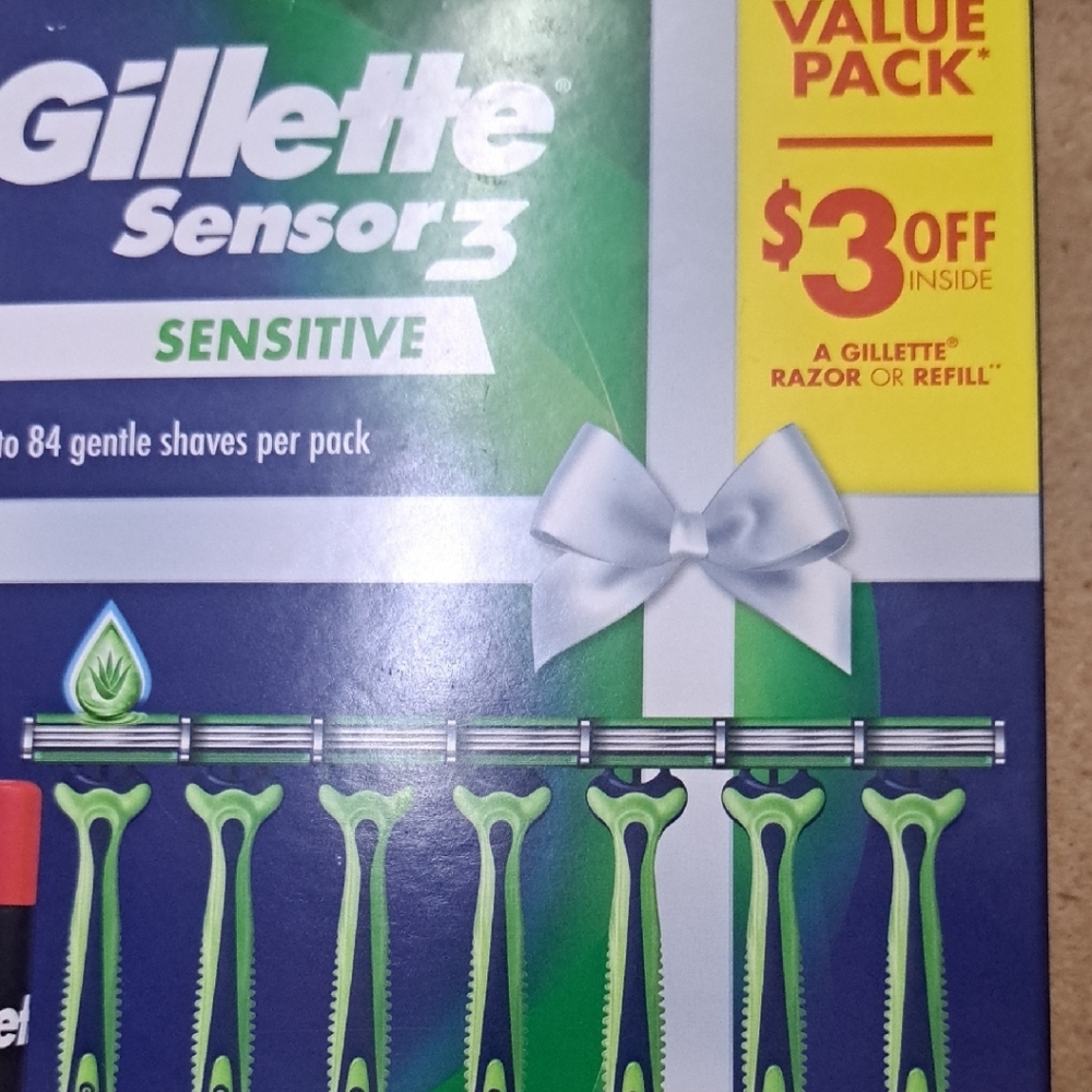 Sensor3 Sensitive Razors - Green